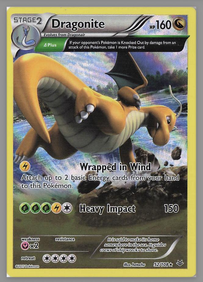 XY - Roaring Skies #52/108 Dragonite (52 Delta)